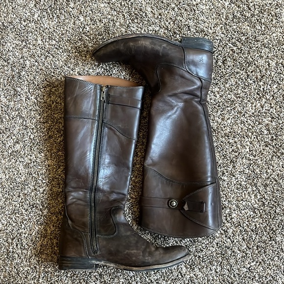Frye Molly Button Tall Riding Boots - Picture 7 of 8